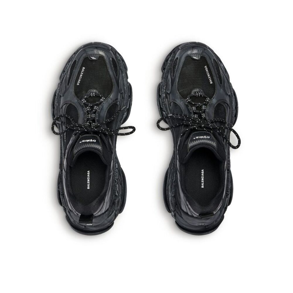 Balenciaga Men Triple S 2 Sneaker In Black/Dark Grey - Picture 6 of 7